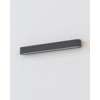 Бра, настінний світильник Nowodvorski 7528 Soft LED T8LED 1x11W 3000K 1700Lm IP20 графітовий