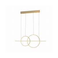 Люстра Zuma Line MD7358-2A-3GT Cholet Led 1x34W 3000K 4000Lm IP20