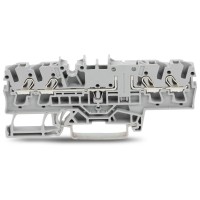 Прохідна клема Wago 2002-1801 Topjob S (сіра)