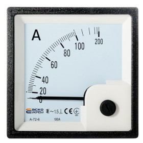 Амперметр прямого включення Аско-Укрем 100А АС 72х72мм (A-72-6) (A0190010063)
