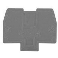 Двухполюсная конечная пластина Wago 870-923 (серая)