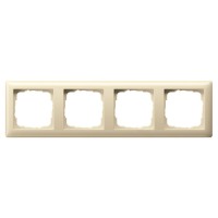 Рамка чотиримісна Gira Standard 55 кремова (021401)