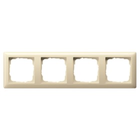 Рамка четырехместная Gira Standard 55 кремовая (021401)