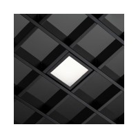 Точковий світильник для стелі Грильято Imperium Light 724186.05.92 Griliato Led 1x8.4W 4000K IP20 Чорний