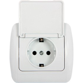 Розетка E.Next e.install.stand.810С с з/к с крышкой (s035028)