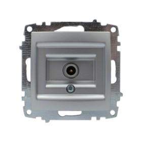 Розетка ELBI ZENA Silverline серый металлик TV без рамки ( 609-011000-273 )