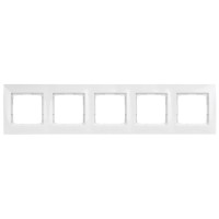 Пятиместная рамка Kontakt Simon Simon 54 Premium DR5/11 (белый)