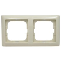 Двухместная рамка ABB Basic 55 2512-92-507 (слоновая кость)