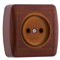 Розетка античный махагон Demet, Lezard