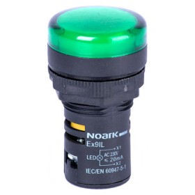 Сигнальний індикатор NOARK Ex9IL 2C g виступаючий 230В AC зелений (105484)