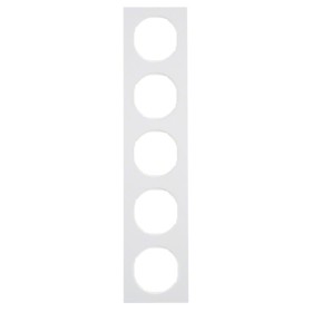 Рамка 5-местная, полярная белизна Berker R.3