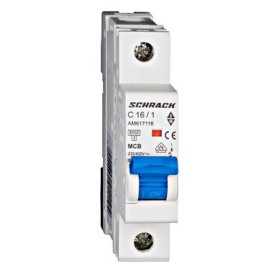 Автоматичний вимикач 16А 1P 6кА х-ка B, Schrack