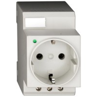 Розетка Schrack BZ325003 із заземленням та підсвічуванням