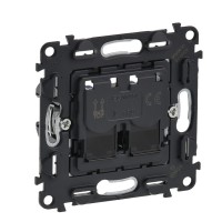 Механизм розетки двойной RJ45 Кат.5е UTP Legrand Valena In`Matic