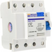 Пристрій захисного відключення Аско-Укрем ПЗВ-2001 3P+N 32А 30мА (A0020010013)