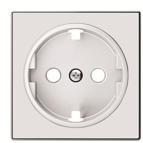 Центральная плата розетки ABB Sky 2CLA858800A2101 8588 CB с заземлением (белое стекло)