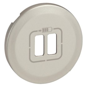 Панель розетки 2хUSB Legrand Celiane титан