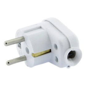 Елеткрична вилка SEZ WT-16U BI кутова 16А біла