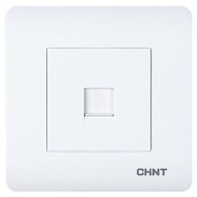 Інтернет розетка RJ-45 Chint NEW3 8-провідна біла (715395)