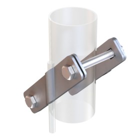 З'єднувач Leo Lightman блискавкоприймача ø50-60мм з дротом ø8-10мм StZn (216021)