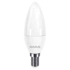 Світлодіодна лампа свічка Maxus C37 5Вт 3000K 220В E14 (1-LED-731)