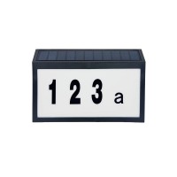 Уличный светильник на солнечной батарее Goldlux 329493 Numero LED 6000K 50Lm IP44 черный