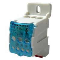 Распределительный клеммный блок Promfactor DTB080 690В 80A/7 контактов