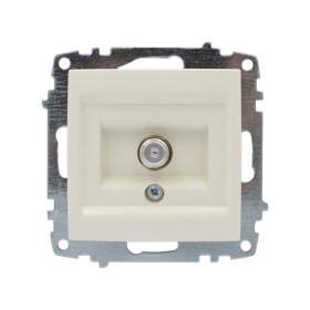 Розетка ELBI ZENA кремовая спутниковая SAT F-розьем без рамки ( 609-010300-280 )
