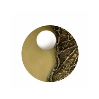 Бра, настінний світильник Pikart 33647 Vulcane GX13 1x60W IP20 Brass