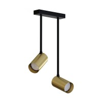 Світильник поворотний, спот Nowodvorski 7733 Mono long GU10 2x10W IP20 Чорний