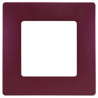 Рамка 1 постова сливова Legrand