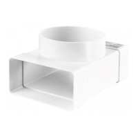 Тройник Vents 55х110 D100 для прямоугольных и круглых воздуховодов