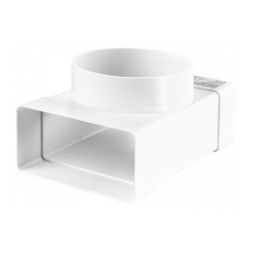 Тройник Vents 55х110 D100 для прямоугольных и круглых воздуховодов