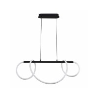 Подвесной светильник, люстра Goldlux 329080 Emma Led 1x38W 4000K 4450Lm IP20 Черный