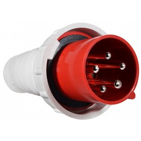 Переносная вилка Аско-Укрем ВП 3Р+N+РЕ 63А/5 (035) (A0080010009)