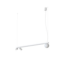 Подвесной светильник, люстра Nowodvorski 11445 Fourty III GU10+G9 3x10W IP20 белый