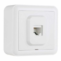 Розетка Nilson Unique белая компьютерная CAT5e RJ45 ( 28111044 )