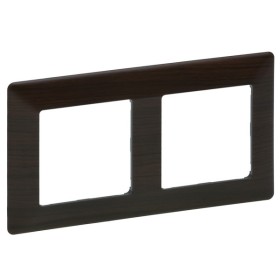 Рамка двухместная Legrand Valena Life темное дерево