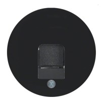 Накладка для супортів під модуль RJ12/RJ45 чорна Berker Rx