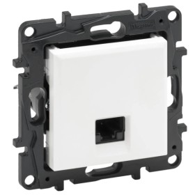 Механизм розетки компьютерной RJ-45 UTP Cat.5e Legrand Niloe Step белый