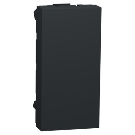 Заглушка Schneider Electric NU986554 для розетки 1М (антрацит)
