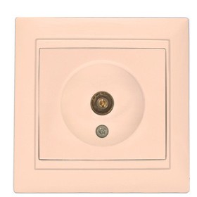 ТВ розетка Elcor Emily 9215 (211586) (кремовий)