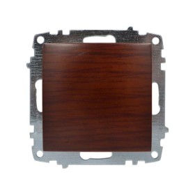 Выключатель ELBI ZENA Woodline красное дерево 1кл без рамки ( 609-012900-200 )