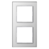 Рамка 2-постова Jung A creation AC582GLWW білий