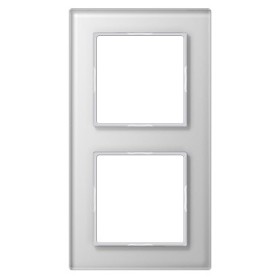 Рамка 2-постова Jung A creation AC582GLWW білий