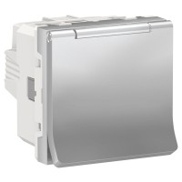 Розетка Schneider Electric NU303730TA (гвинтовий затискач) 16А (алюміній)
