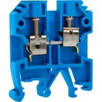 Наборная клеммная колодка E.Next e.tc.din.pro.4.blue на DIN-рейке синяя (p049024)