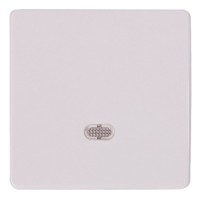 Одинарна клавіша E.Next e.lux.11171L.pn.l.white з підсвіткою біла (ins0040013)