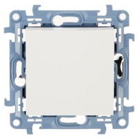 Выключатель одноклавишный Simon 10 белый