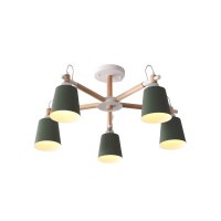 Люстра Varda PL-0002512 5 Mix E27 5x40W IP20 зелена